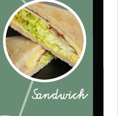 Sandwich à la dinde et au bacon