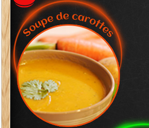 Soupe de carottes et coriandre