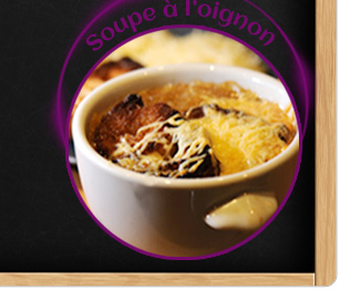 Soupe à l'oignon gratinée