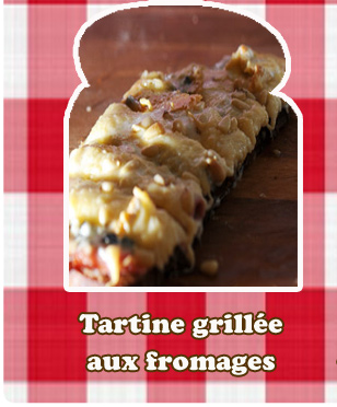 Tartines grillées aux fromages