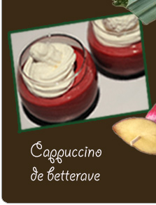 Cappuccino de betterave 