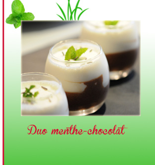 Duo menthe-chocolat